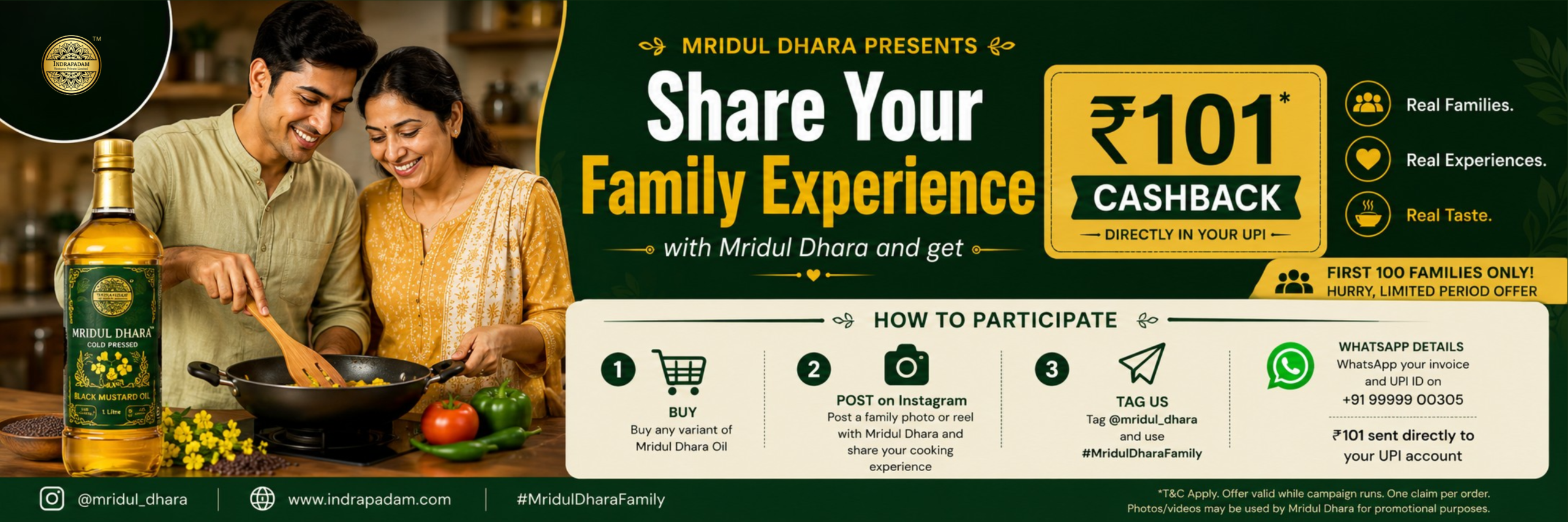 Share Your Family Experience 101 Cashback